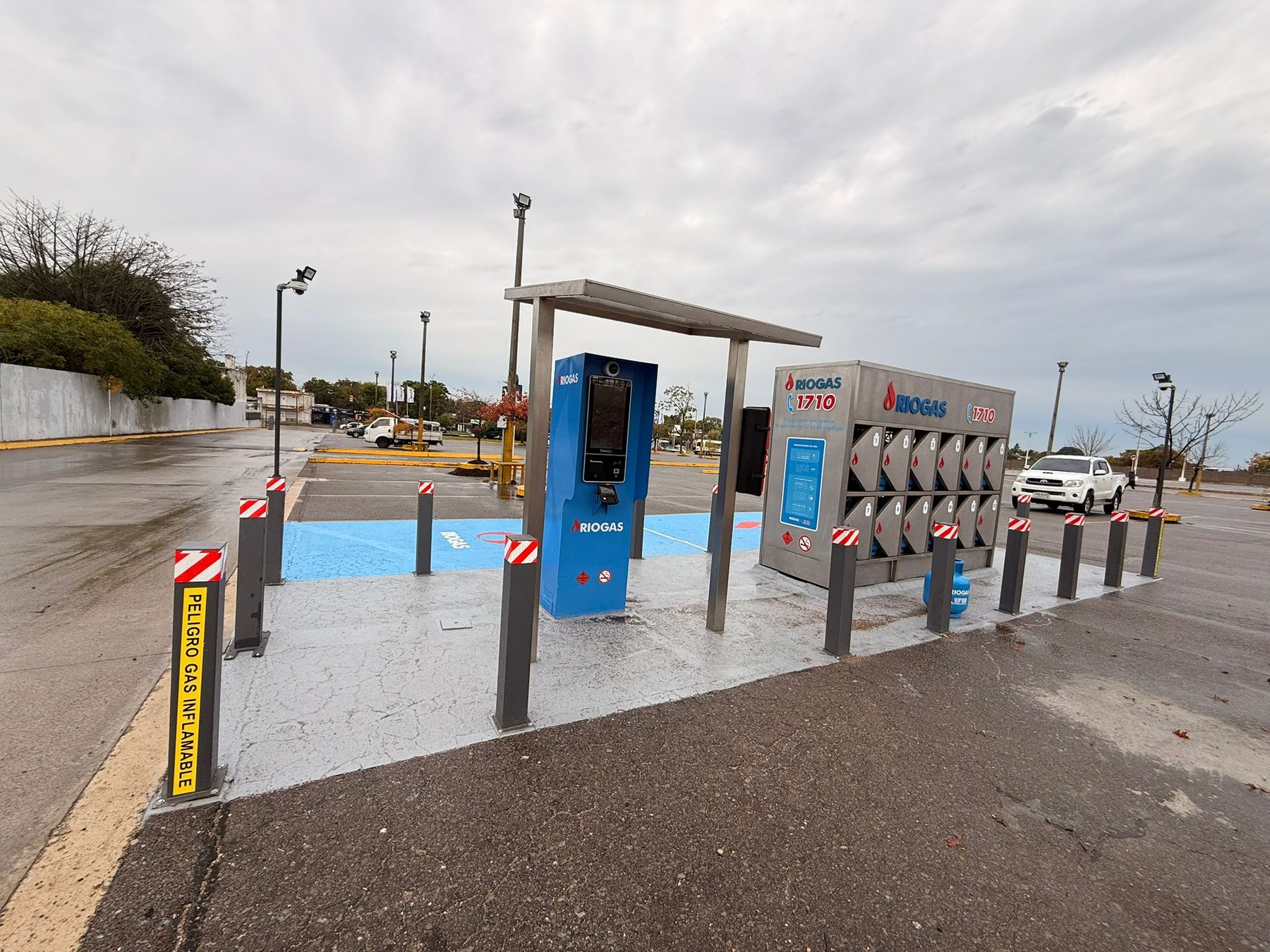Instalación completa de dispensadora de gas en Sodimac Sayago